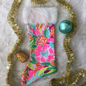 🎄Handmade🎄 Lilly Pulitzer Christmas Stocking
