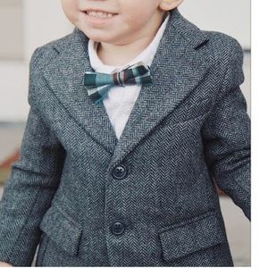 Janie and Jack gray wool holiday suit 18-24 mo