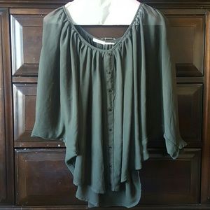 Olive blouse