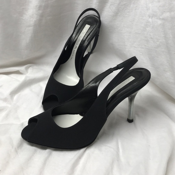 NEW Via Siga Peep toe Slingback
