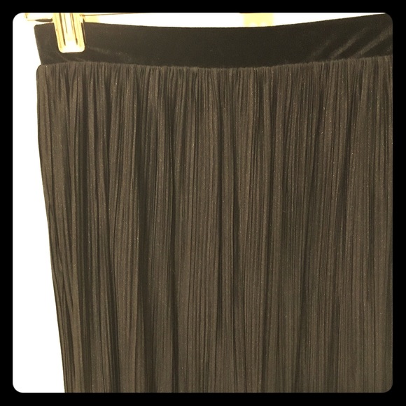 Sparkling Velvet Pleated Skirt✨
