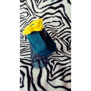 Hand made crochet flower headband