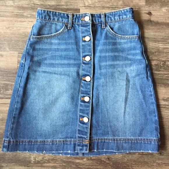 hm jean skirt