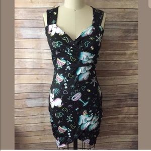 Sourpuss rockabilly Tiki dress NWT VIVA