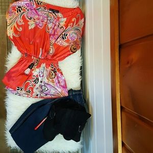 medium, georgious, kimono style top