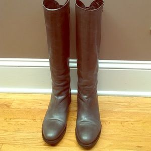 Tall Leather Boots