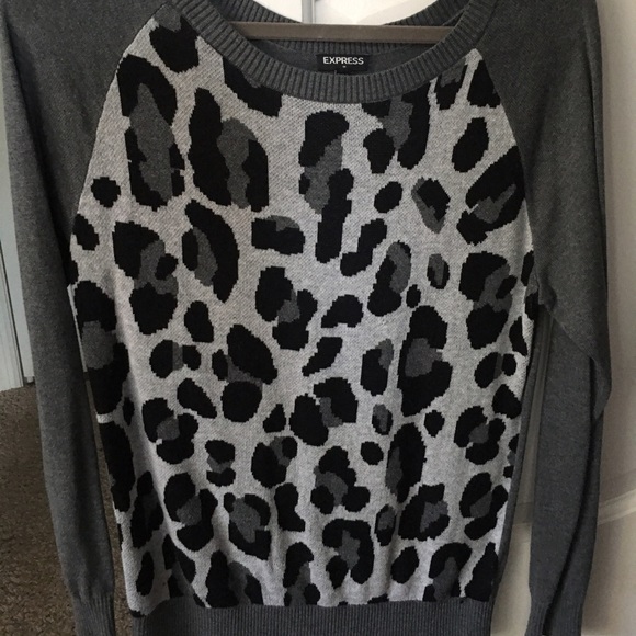 Leopard sweater from Express