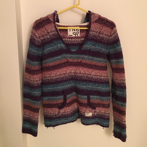 TNA Multicolor Wool Woven Sweatshirt
