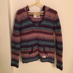 TNA Multicolor Wool Woven Sweatshirt