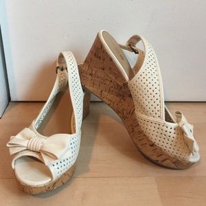 Apartment 9 white wedges