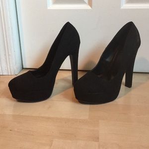 Black high heels