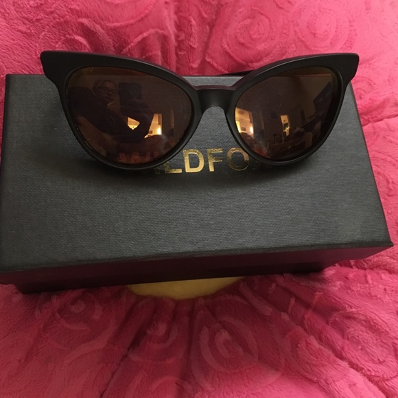WILDFOX Le Femme Black Sunglasses cat eye