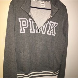 PINK Victoria's Secret Half-Zip Pullover
