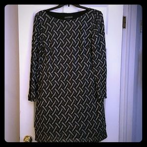 Black and silver dress