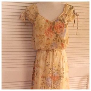 Vintage 1970's Prairie Maxi Dress, Festival Vintage 1970's Prairie Maxi Dress, Festival