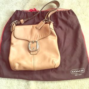 Coach leather handbag