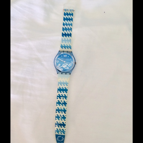 Blue Swatch Watch from Athens 2004 Olympics