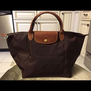 Medium LongChamp Le Pilage Short Handles