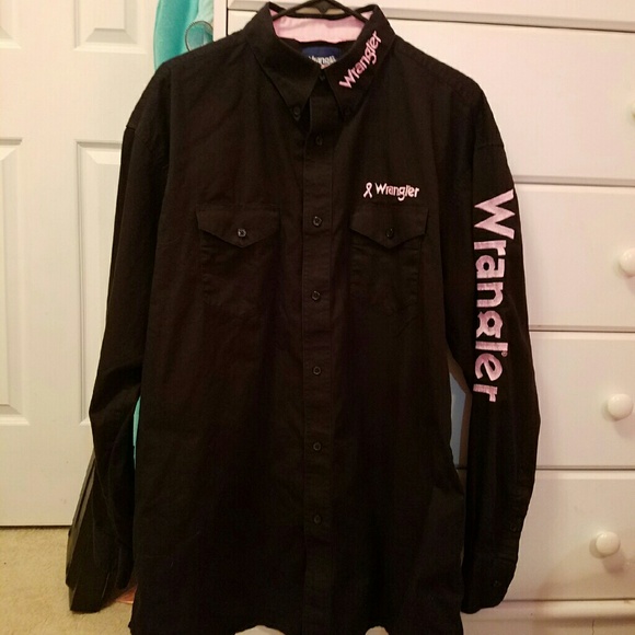 pink wrangler shirt