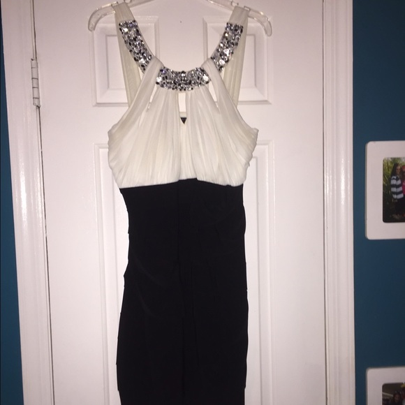 Black and white dress