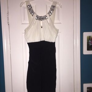 Black and white dress