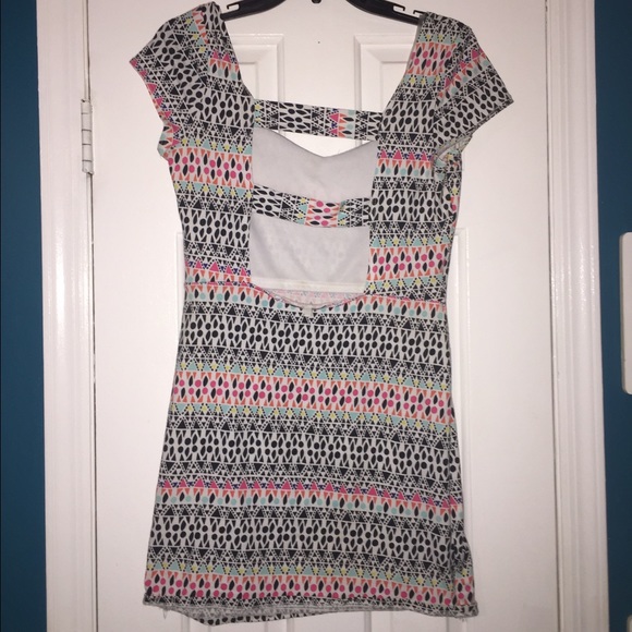 Comfy tight patterned dress