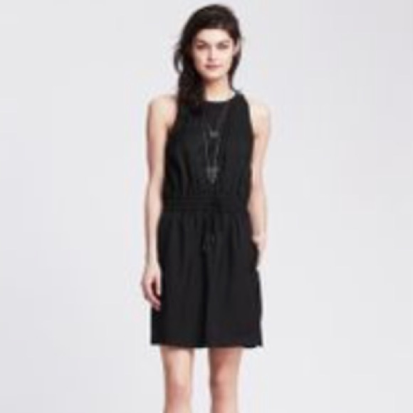 Banana Republic Lucia Drawstring Dress