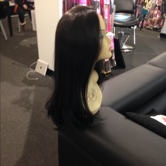 Wig human hair blende Long Lacefront Wig main image 4