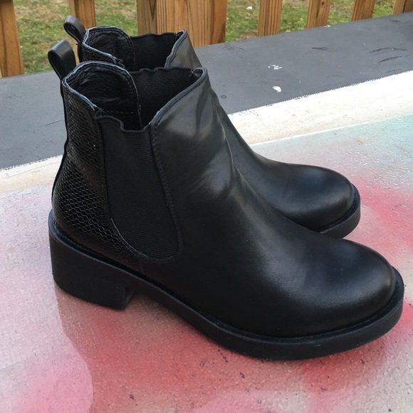 Black booties