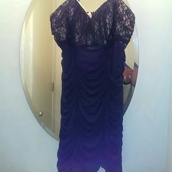 Sexy lace mini dress