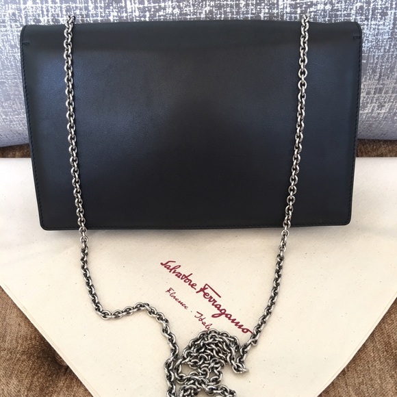 Salvatore Ferragamo "Ginny" Studded Shoulder Bag - Picture 4 of 7