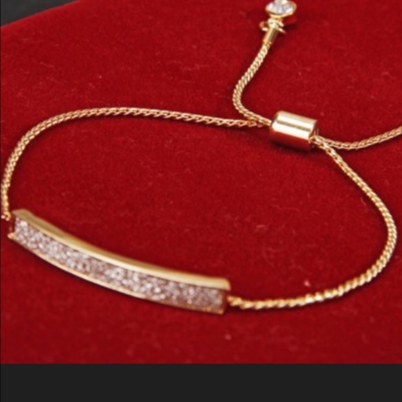 LAST ONE ☝️Diamond micro pave bracelet gold plated