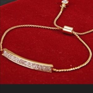 LAST ONE ☝️Diamond micro pave bracelet gold plated