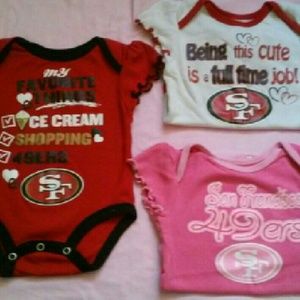 49er onsies GIRL 3X$8