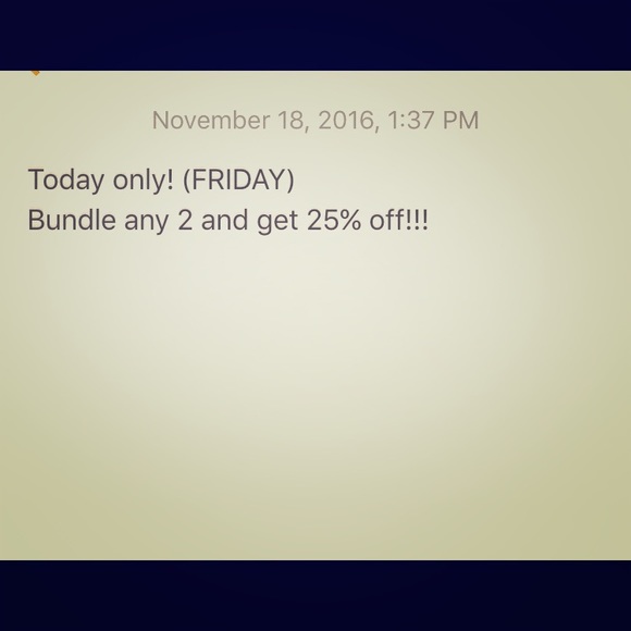 Today Only!! Get It While You Can!