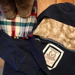 So Fuzzy 🐻 AE Fur Hoodie