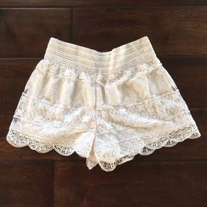 Xhilaration Crochet Shorts