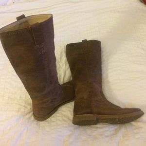 Frye: Celia X Stitch leather boots