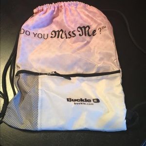 Miss Me drawstring bag