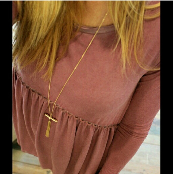 💓LAST ONE💓 --MEDIUM-- Mauve wash dyed dress!! - Picture 3 of 3