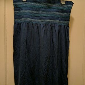 Old Navy blue strapless dress NWOT