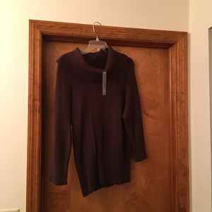 Apt 9 cowl neck sweater. Size L NWT