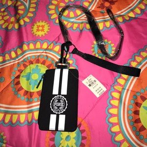 *NWT* VS Pink Lanyard/ID Holder/Wallet