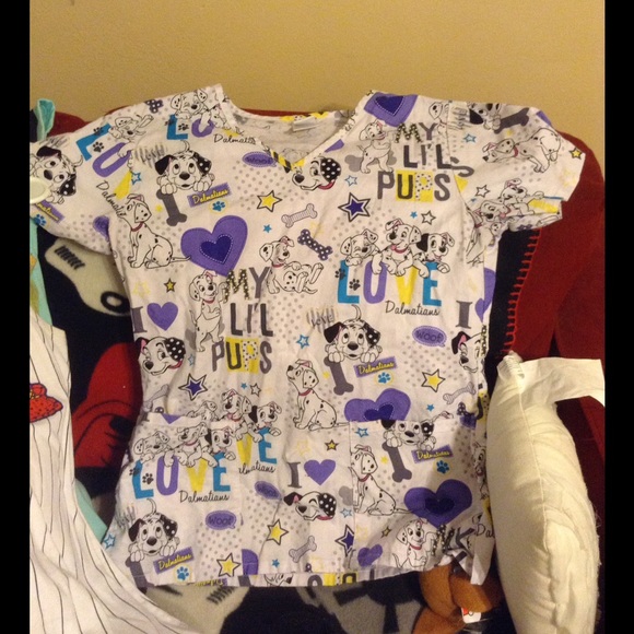 101 Dalmatians scrub top