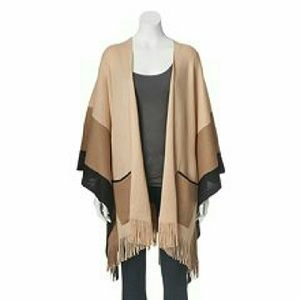 Apt 9 sweater poncho