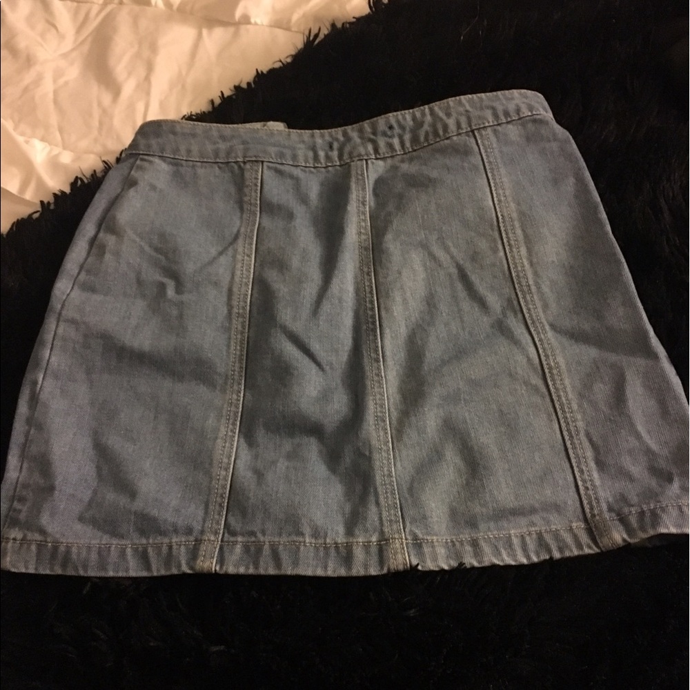 🚫SOLD🚫Denim high waisted button up skirt - Picture 5 of 6