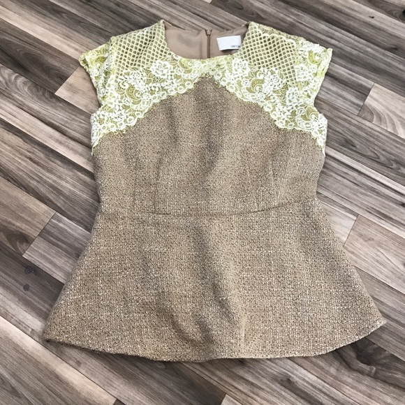 NWOT Greylin Peplum Top