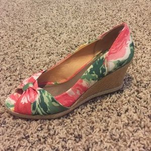 New life stride Rhonda crl/gen flowr wedge