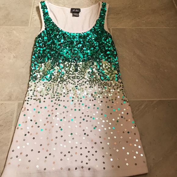 Sparkly tank top