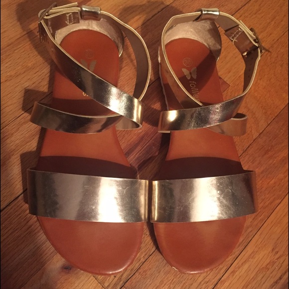 Gold Sandals